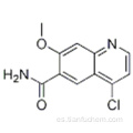 6-quinolinacarboxamida, 4-cloro-7-metoxi-CAS 417721-36-9